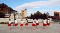 伊春市友好区白云广场舞——水兵舞对跳《如果情还在》