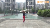 重庆叶子广场舞 DJ漂亮小妹 32步 背面