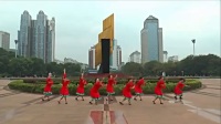 这是全国雀巢怡养巡回广场舞赛，到黄石人民广场录制的广场舞《风中的额吉》。