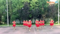 广场舞《红红的中国》12人队形
