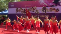 鲜红的党旗--柳州市老干活动中心红彩虹艺术团参加云星。钱隆世家广场舞大赛决赛