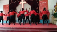 中华儿女一起来赞美基督教圣诞节广场舞
