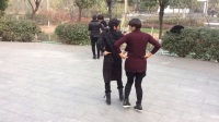 杭州~舞动欢乐广场舞队～双人对跳~连芬组合《亲爱的姑娘我爱你》