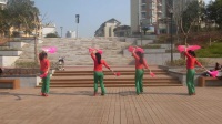 CIMG3373赣州中央公园广场舞队；(扇子舞山里人乐的好潇洒）