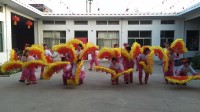 东南毛广场扇子舞《红红的对联火火的歌》