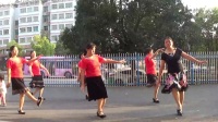 江西吉安市王小红姐妹舞蹈队广场舞：北京金山上正面