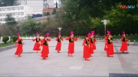 广场舞《最美的地方还是我们新疆》。表演：阳城县俏美浪舞蹈队。“魅力城市 最美乡村”走进阳城，全国巡拍活动在阳城宇佳广场。