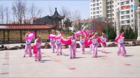 广场舞《全国第七套健身秧歌》。表演：陵川县太极舞蹈队。“魅力城市，最美乡村”全国巡拍活动走进陵川县。