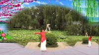 玲霞广场舞《鸳鸯戏水》形体颈椎训练。编舞：西安悠然  2018.5.28