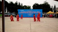 2018东港区第八届全民运动会广场舞比赛《开门红》济南路社区舞蹈队