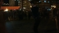 马斌老师在威海大帆广场和刘菲的对舞