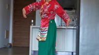 抗疫宅家学跳广场舞藏族舞《心上的罗加》三亚20年3月