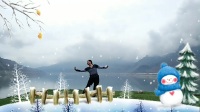 月舞天鹅湖广场舞:雪落下的声音.编舞:欧达源.习舞:曼珠沙华。