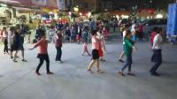 惠州舞蝶广场舞蹈队《慢四基本步》团队现场练习基本步！