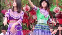 越南苗族女孩跳广场舞, 放的却是中国歌曲, 听了很有亲切感!_高清