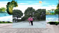 qqtxwm  -武汉星月广场舞《人生的旅途上》原创双人舞附教学