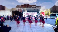 幸福雅苑温馨广场舞《云朵上的拉萨》编舞：莉莉、制作：瑞雪兵