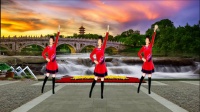 江苏南通美好广场舞  舞曲《花桥流水》原创32步正反面附教学分解！
