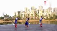 重庆红蜻蜓广场舞《次真拉姆》藏族舞，三人组合
