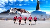明英广场舞《西藏情歌》团体水兵舞，编舞；太湖一莲