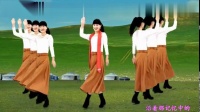 藏族广场舞《银色的毡房》正背面演示-附分解动作-学跳起来更简单