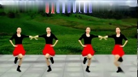 48步广场舞《又见山里红》姊妹花双人对跳新玩法，好看更好学！