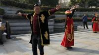 [舞心]南京舞心与冰雪消融美女鼓楼广场赛乃姆对跳