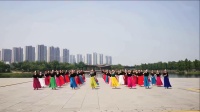 花与影广场舞《站着等你三千年》南京舞友集体表演