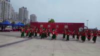 君晓天云中老年广场舞秧歌舞蹈服装演出服女中国风扇子舞秧歌服装新款套装