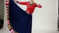 新款藏族舞蹈演出服装广场舞表演服少数民族舞台服饰大摆裙女成人