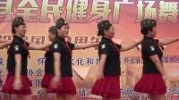 怀远县全民健身广场舞、白莲坡分会海选赛。摄像：张学义