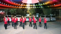 河北沧州女人花舞蹈队 广场舞《语花蝶》32步 简单易学步子舞