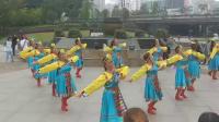 自贡南湖公园舞蹈队表演广场舞【爱在思金拉错】