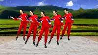 小慧广场舞《大风歌》嘹亮动听，网红弹跳32步附教学