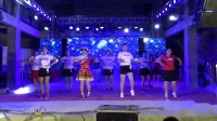集体舞《一个家一个妈》谭清岭村齐齐乐广场舞联欢晚会7.22