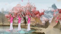 广州花飘飘广场舞古典团扇《水墨祠》视频制作；花飘飘