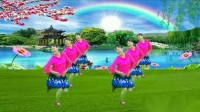 合川玲珑广场舞【水边的格桑梅朵】个人变队形，编舞动动