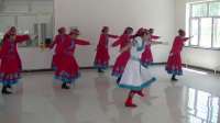 藏族舞蹈：《洁白的哈达》表演---阿尔本格勒镇快乐广场姐妹情