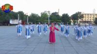 蒙古贞广场舞队表演的广场舞《赞歌》
